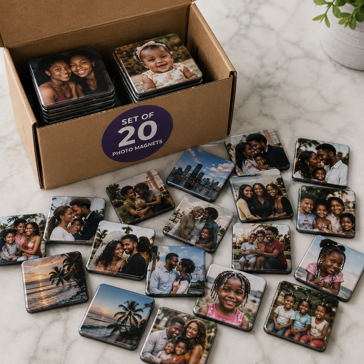 Custom Photo Magnets Set Of 20