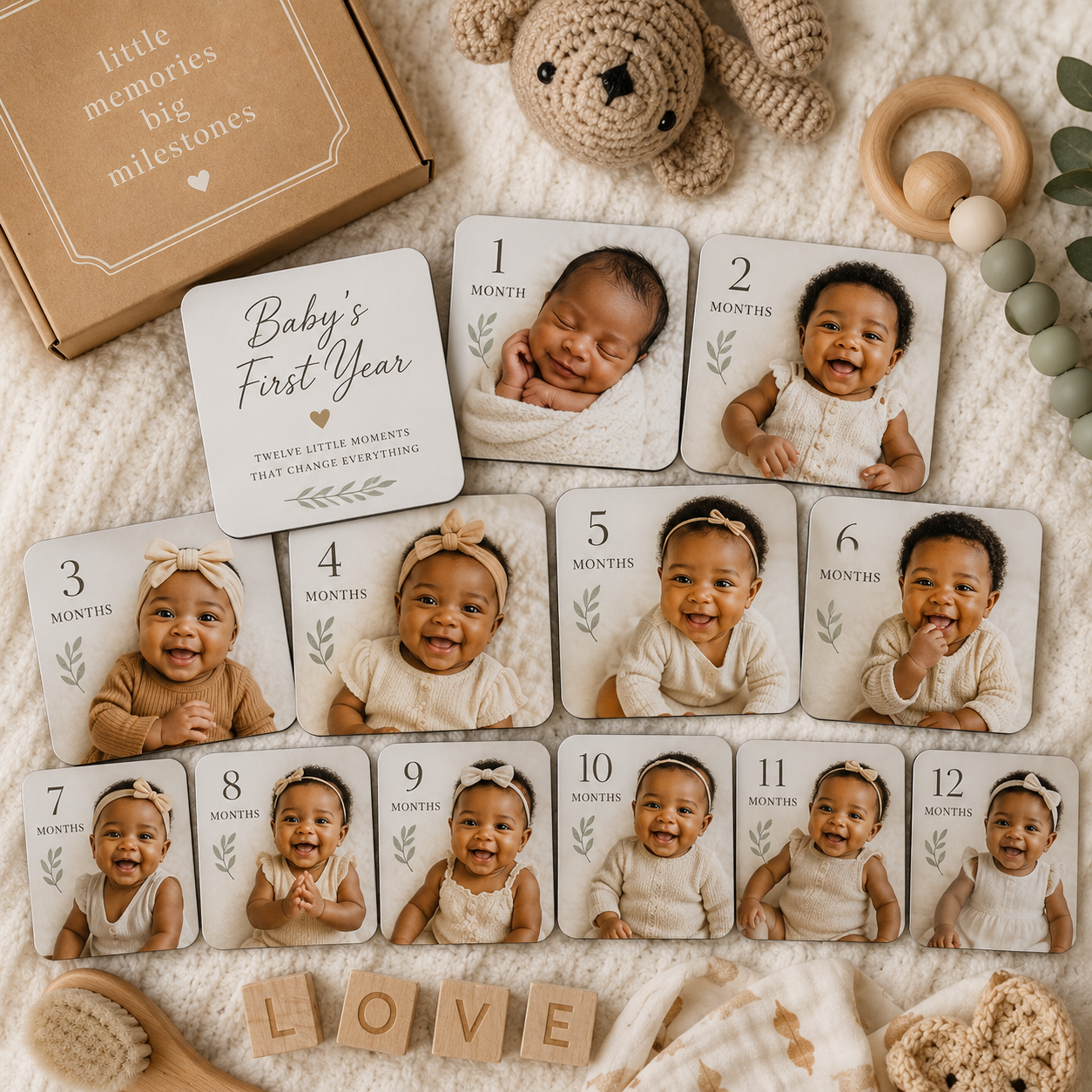 Baby's First Year Magnets