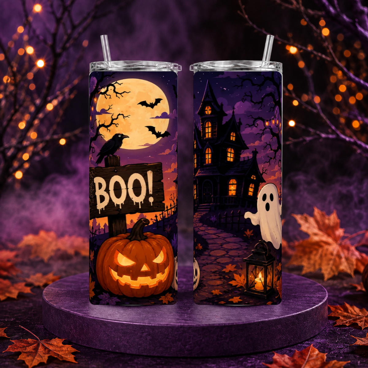 Boo Crew 20oz Skinny Tumbler