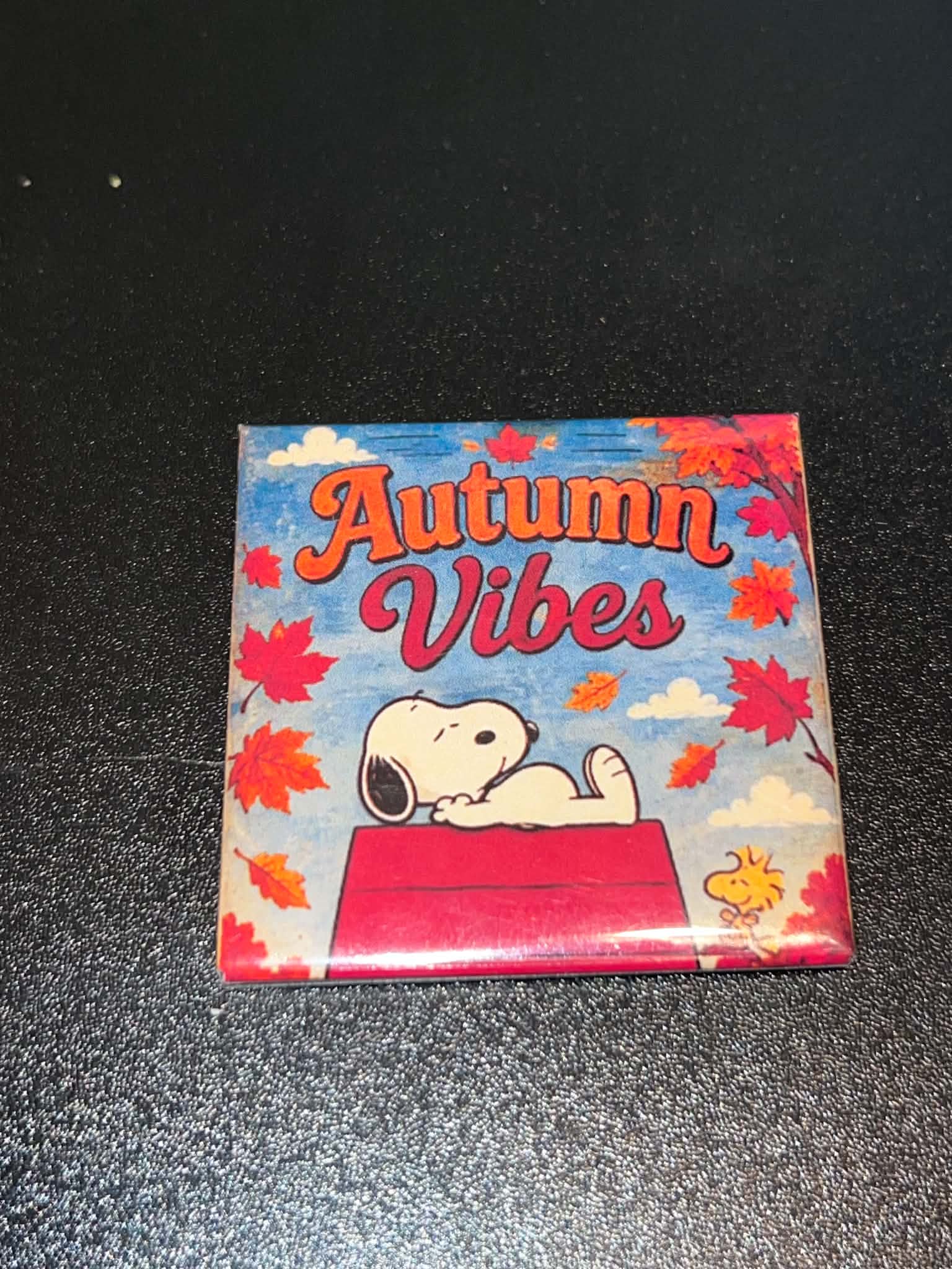 Autumn Vibes Snoopy Magnet