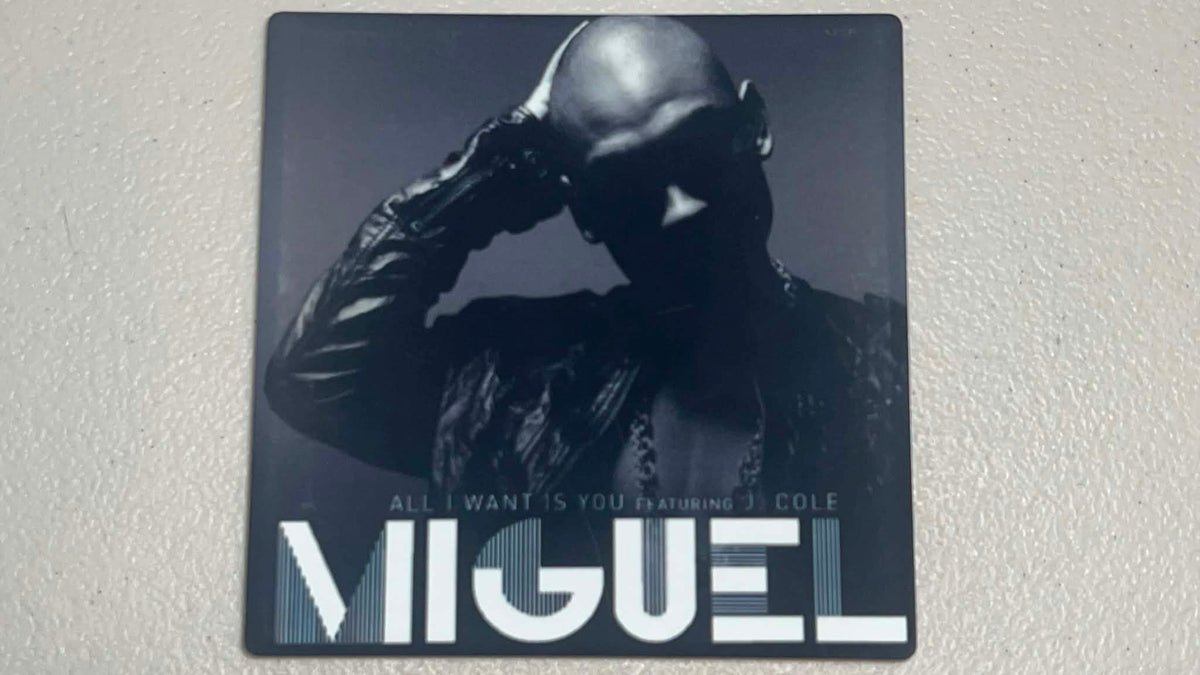 Miguel Kaleidoscope Dream Vinyl Cover Coaster