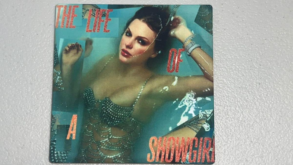 Taylor Swift The Life of a Showgirl Vinyl Cover Coaster