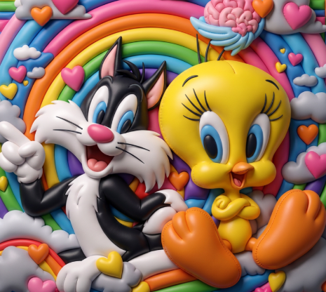 Tweety & Sylvester 20oz Skinny Tumbler