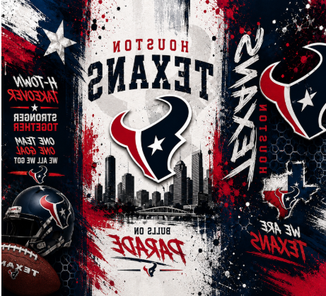 Texans 20oz Skinny Tumbler
