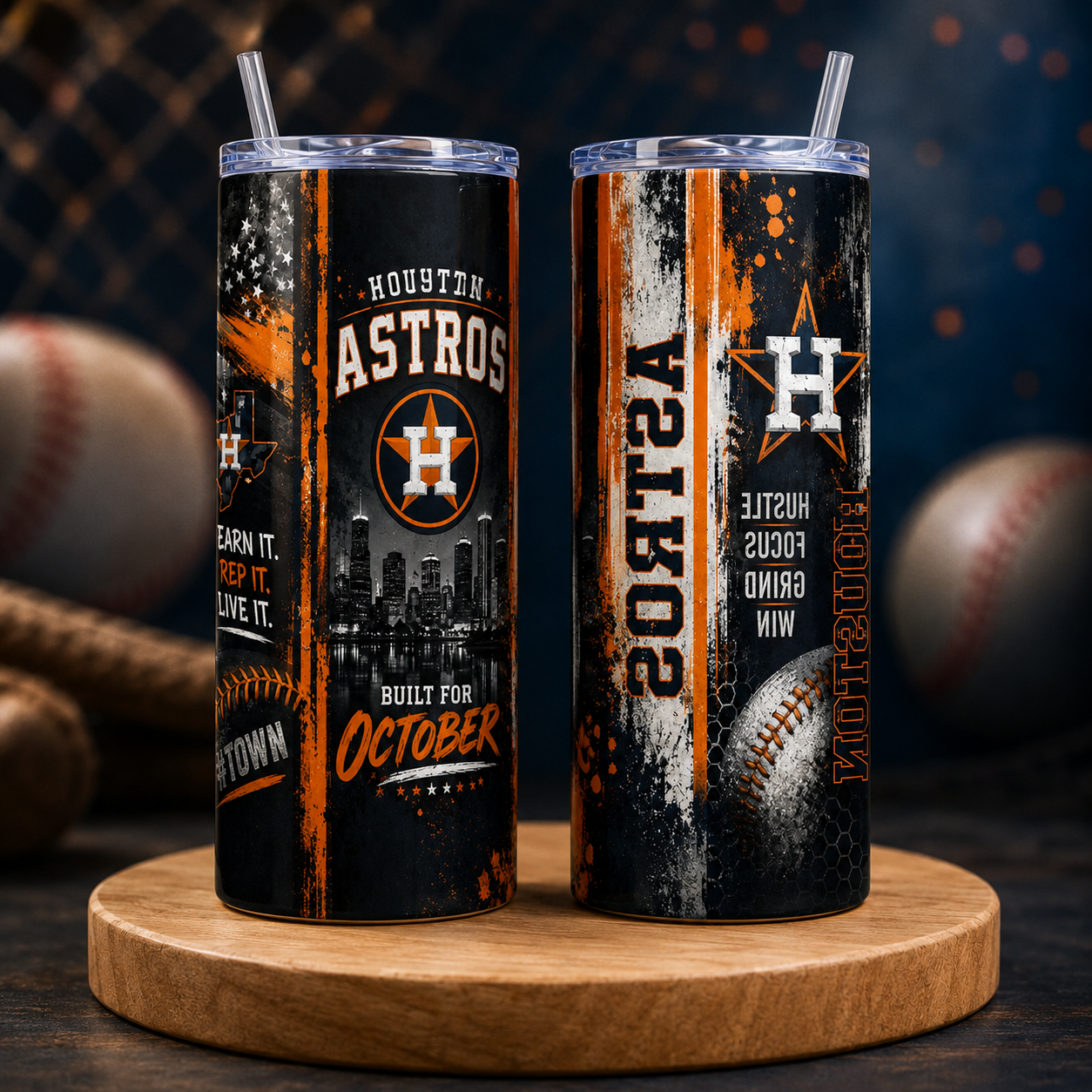 Astros 20oz Skinny Tumbler