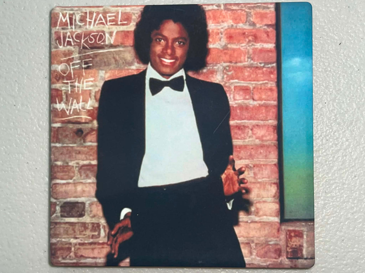 Michael Jackson Off the Wall Vinyl Cover Coaster