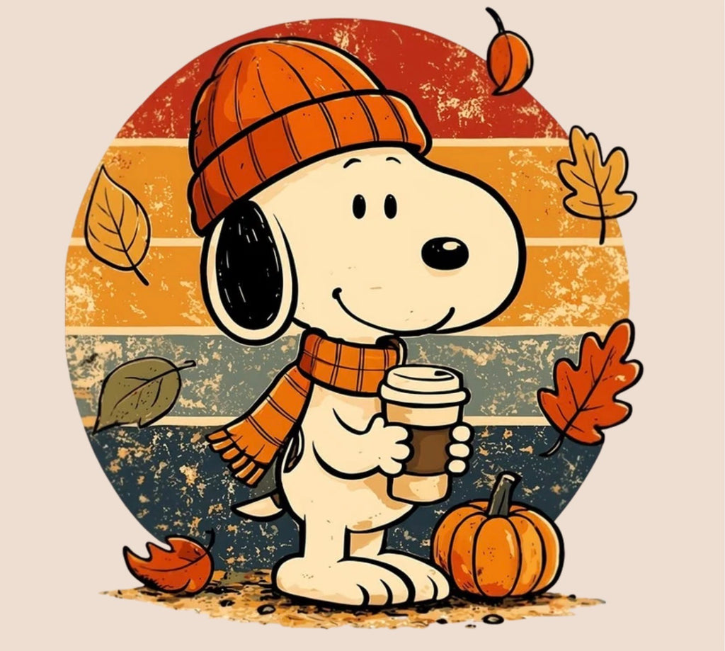 Retro Snoopy Fall 20oz Skinny Tumbler