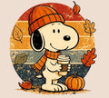 Retro Snoopy Fall 20oz Skinny Tumbler