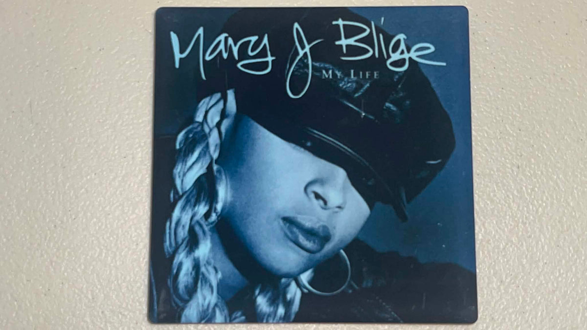 Mary J. Blige My Life Vinyl Cover Coaster