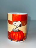 Snoopy Retro Checkered Mug