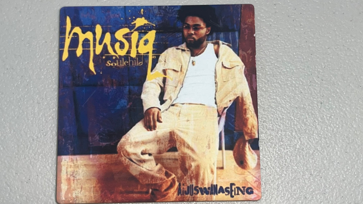 Musiq Soulchild Aijuswanaseing Vinyl Cover Coaster