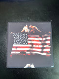 G Herbo PTSD album cover ceramic coaster