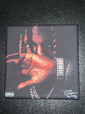 King Von What It Means to Be King album cover ceramic coaster