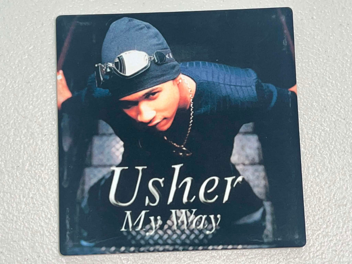 Usher My Way Vinyl Cover Coaster