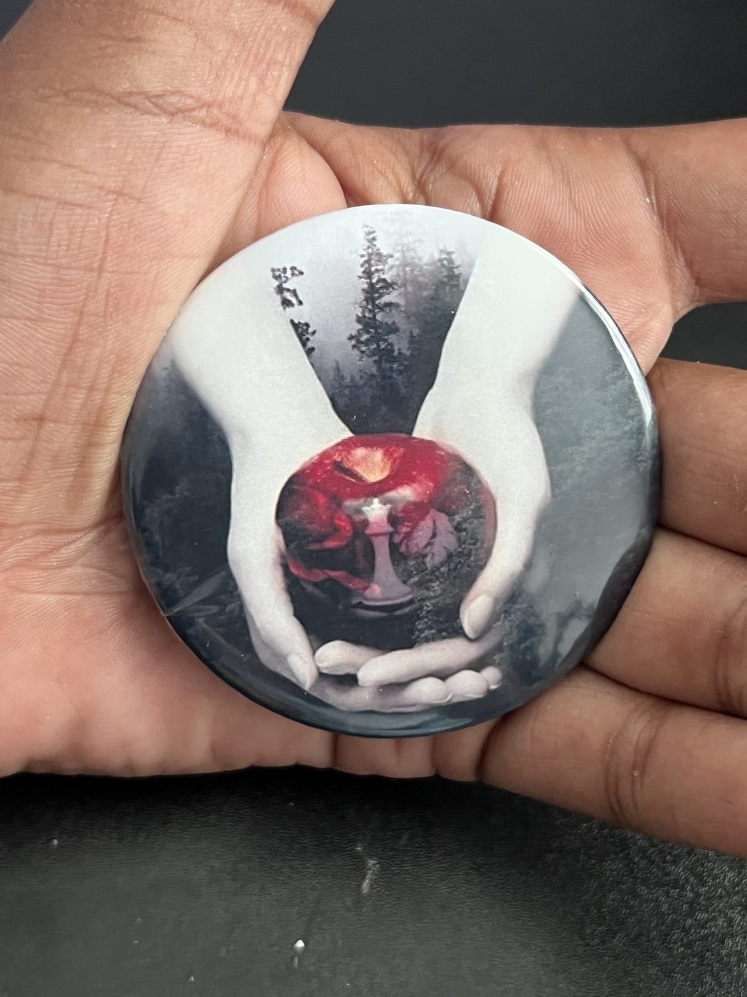 Twilight Apple 2 inch Button