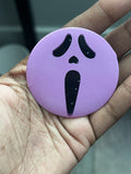 Ghostface Mask Orchid 2 inch Button