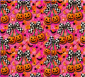 Pumpkin Cherry Bows 20oz Skinny Tumbler