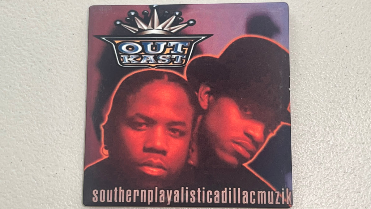 OutKast Southernplayalisticadillacmuzik Vinyl Cover Coaster