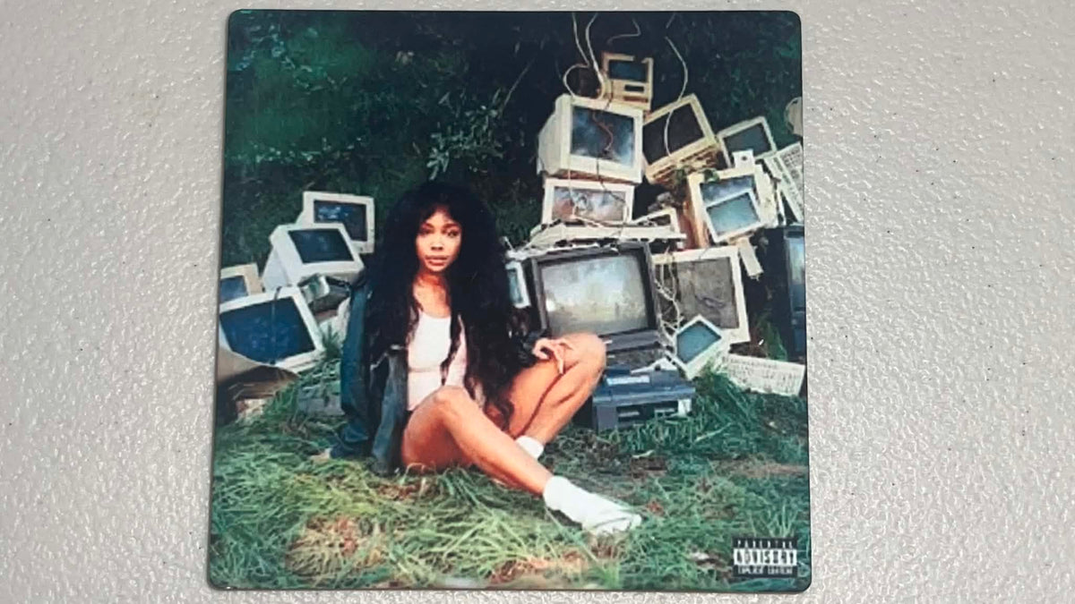 SZA Ctrl Vinyl Cover Coaster
