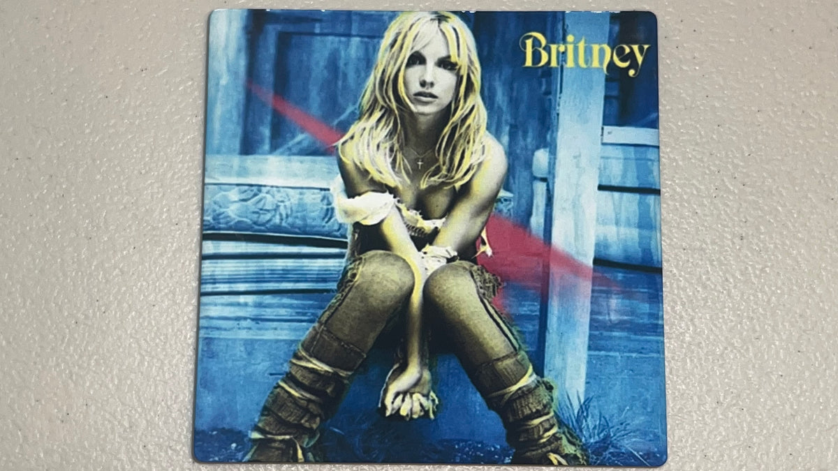 Britney Spears Britney Vinyl Cover Coaster
