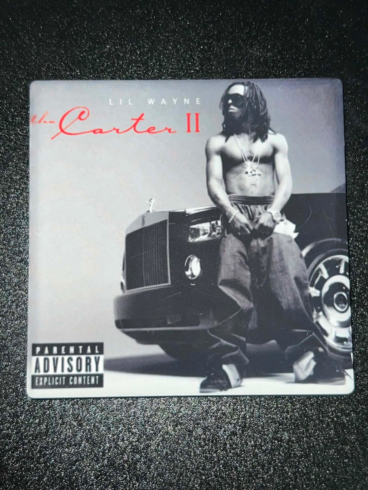 Lil Wayne Tha Carter II Vinyl Cover Coaster