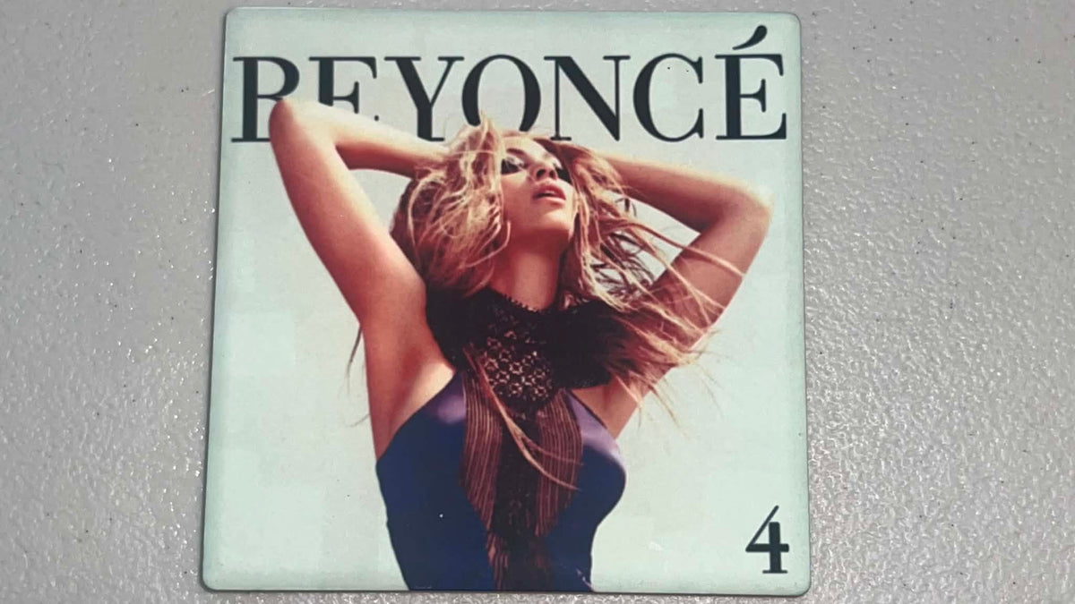 Beyonce 4 Vinyl Cover Coaster