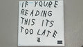 Drake If You're Reading This It's Too Late Vinyl Cover Coaster