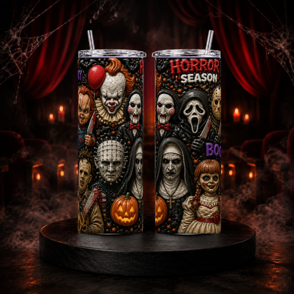 11 Horror Stars 20oz Skinny Tumbler