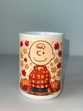 Charlie Brown Fall Plaid Mug
