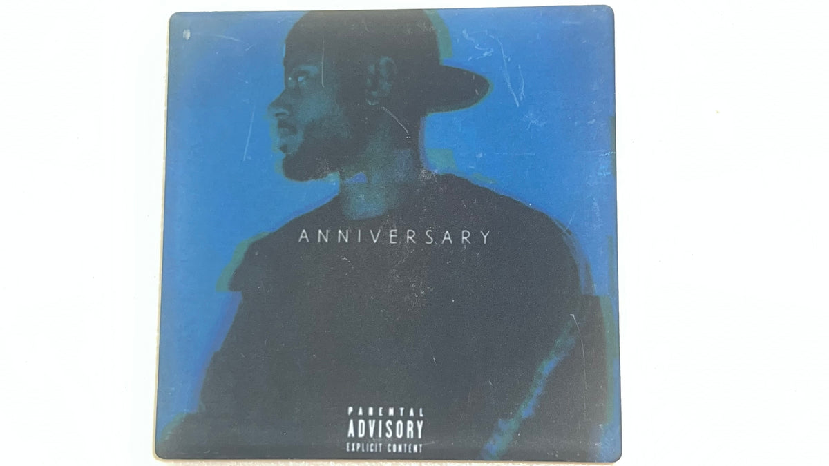 Bryson Tiller Anniversary Vinyl Cover Coaster