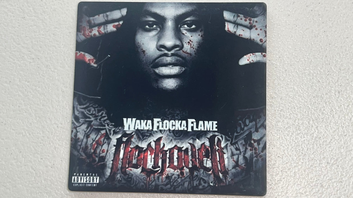 Waka Flocka Flame Flockaveli Vinyl Cover Coaster