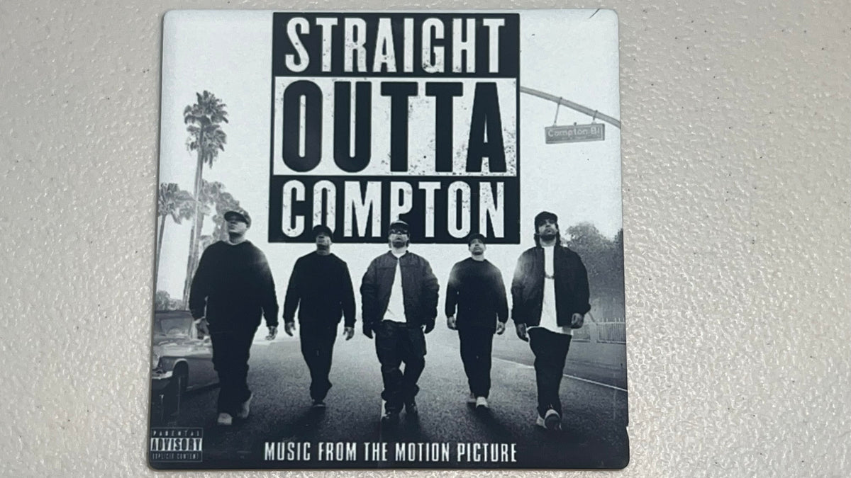 Straight Outta Compton Soundtrack Vinyl Cover Coaster