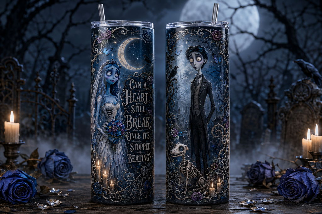 Corpse Bride 1 20oz Skinny Tumbler