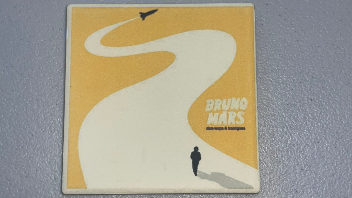 Bruno Mars Doo-Wops & Hooligans Vinyl Cover Coaster
