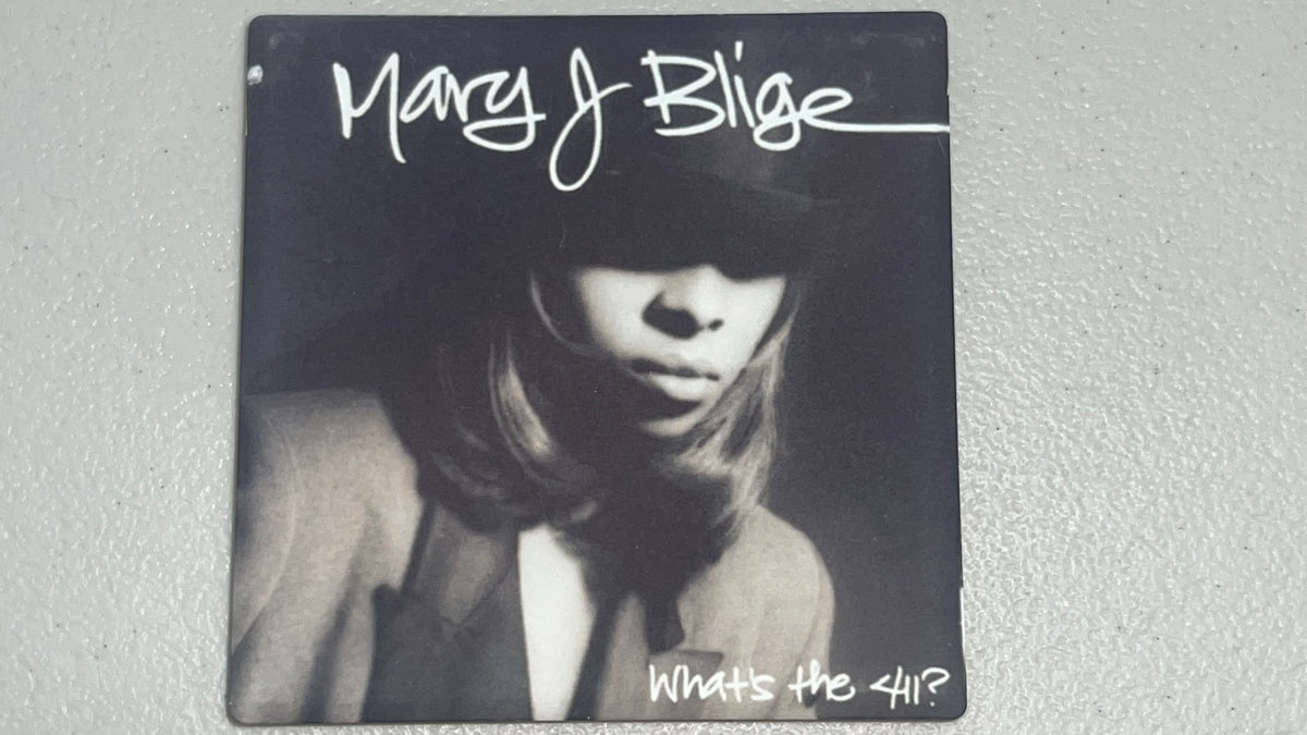 Mary J. Blige What's the 411? Vinyl Cover Coaster
