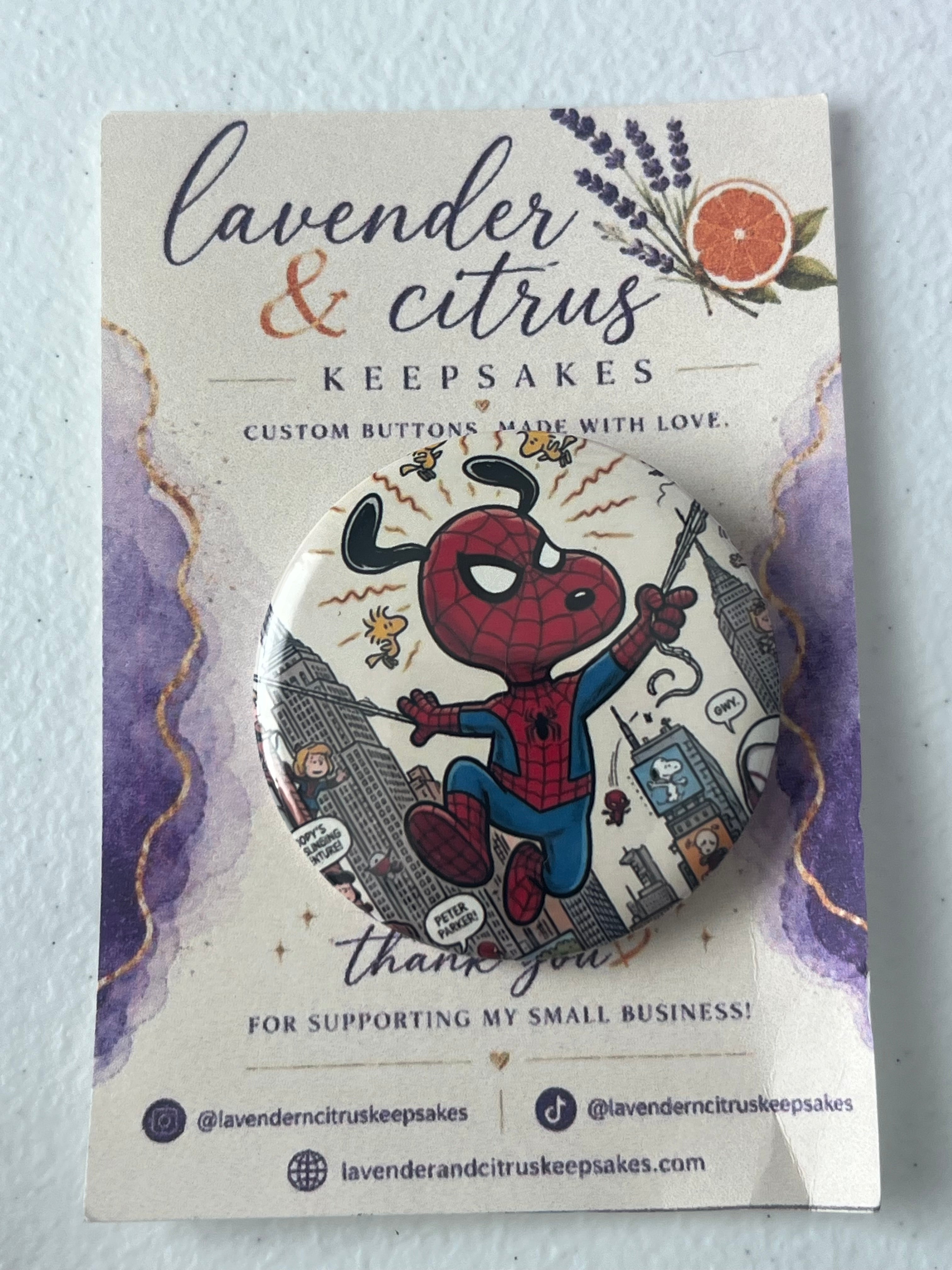 Spider-Man Chibi Crouch 2" Button