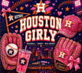 Houston Girly Astros 20oz Skinny Tumbler