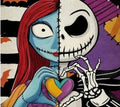 Jack & Sally 20oz Skinny Tumbler