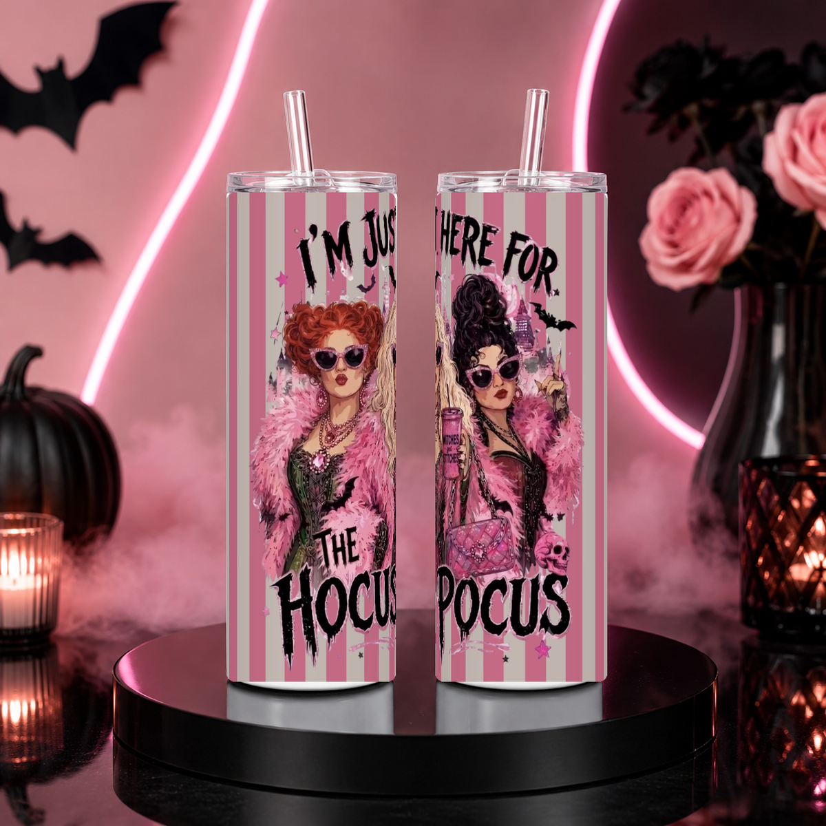 Here for the Hocus Pocus 20oz Skinny Tumbler