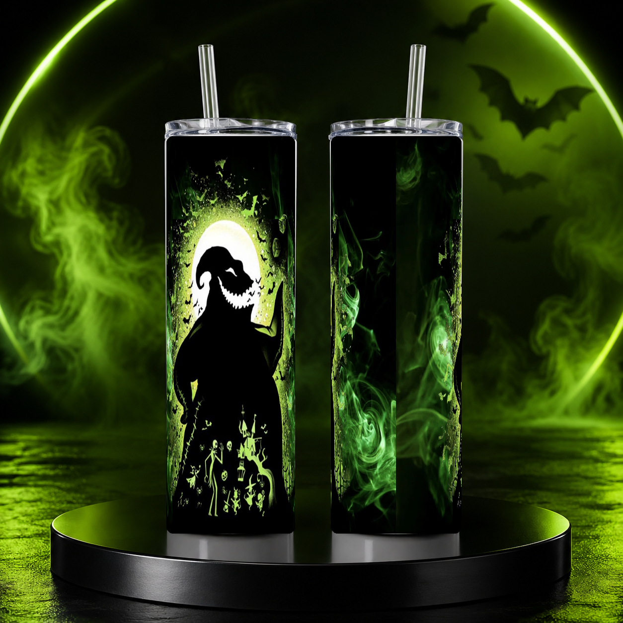 Oogie Boogie Glow 20oz Skinny Tumbler