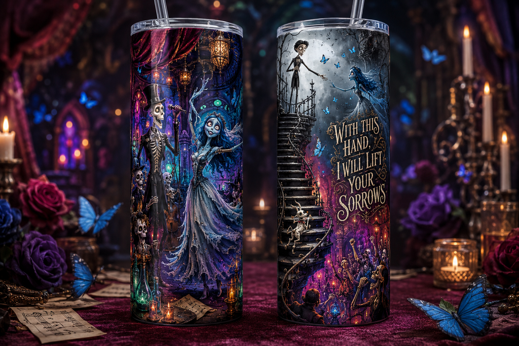 Corpse Bride 3 20oz Skinny Tumbler