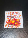Pumpkin Spice & Jesus Christ Magnet