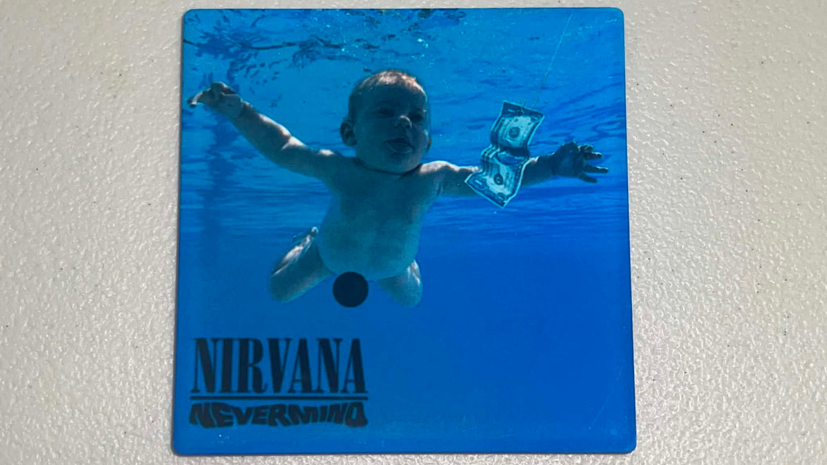 Nirvana Nevermind Vinyl Cover Coaster