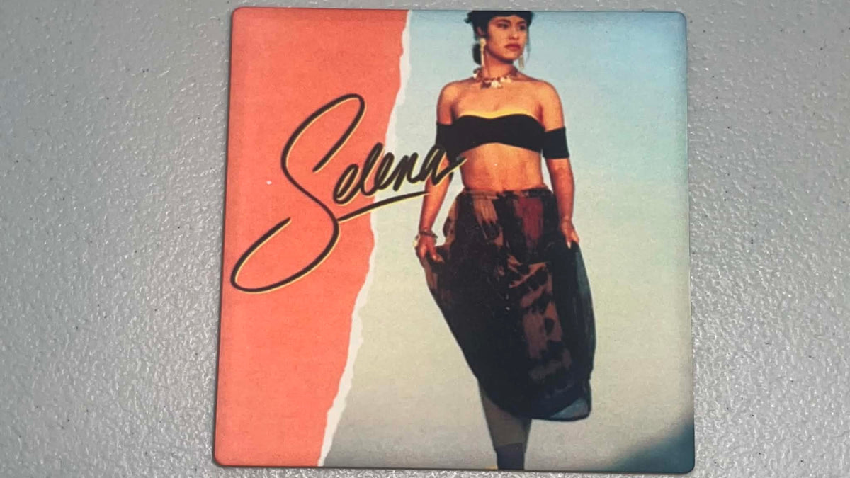 Selena Self Titled Vinyl Cover Coaster