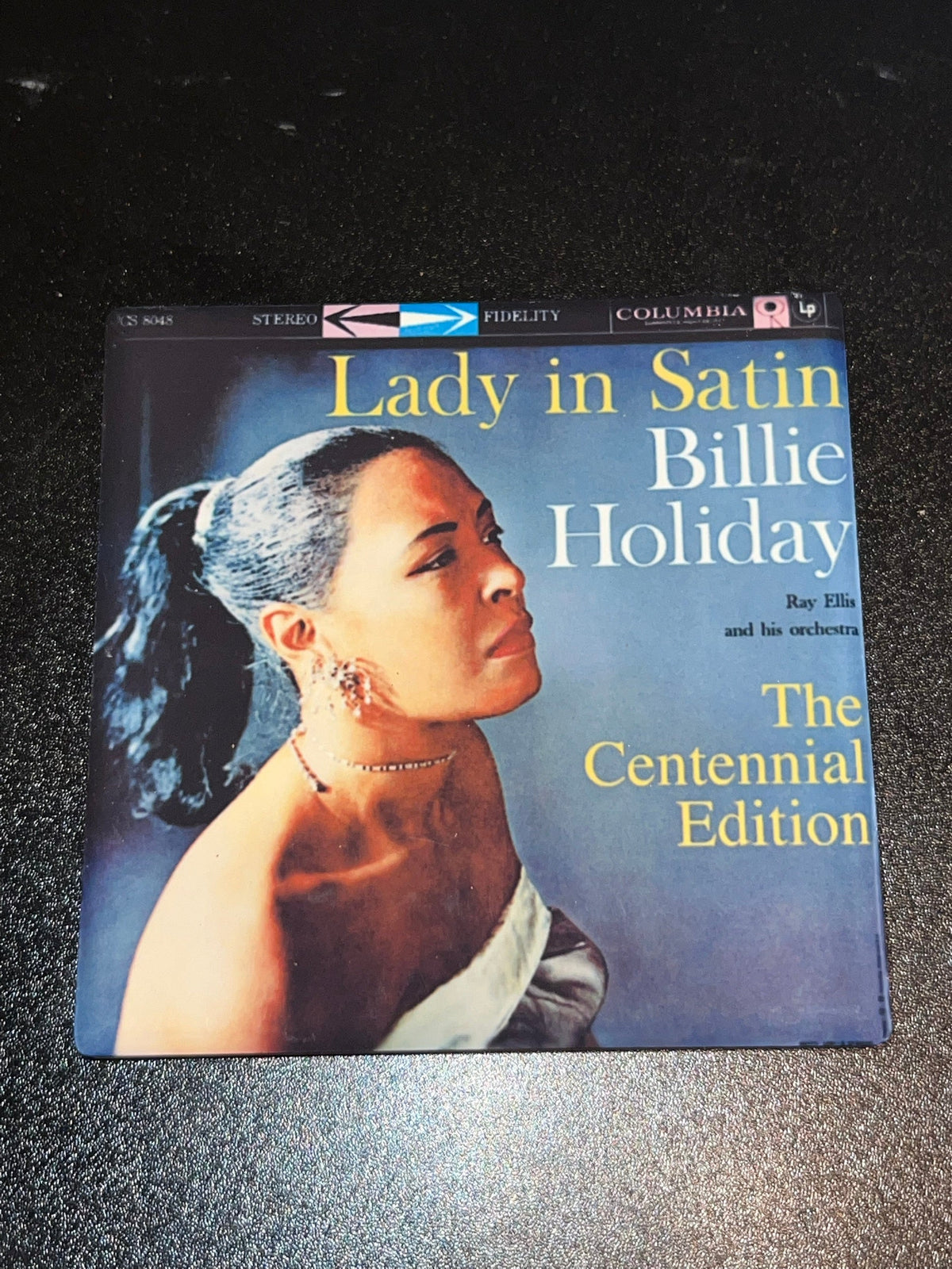 Billie Holiday Lady in Satin Vinyl Cover Coaster