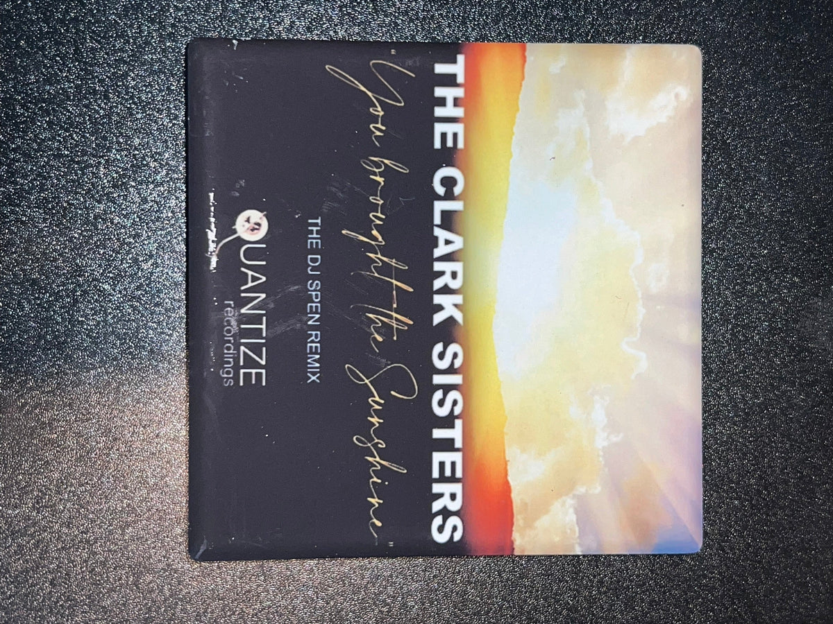 The Clark Sisters You Brought the Sunshine Vinyl Cover Coaster