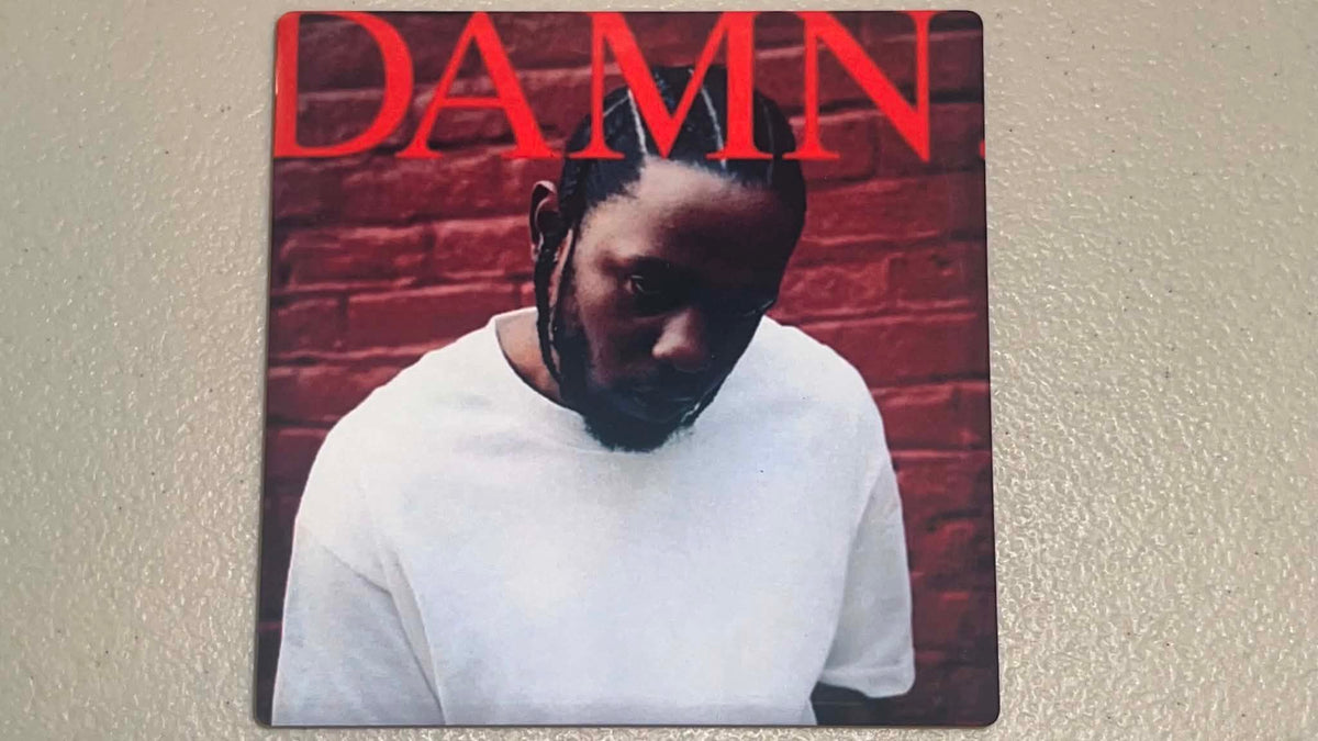 Kendrick Lamar DAMN Vinyl Cover Coaster