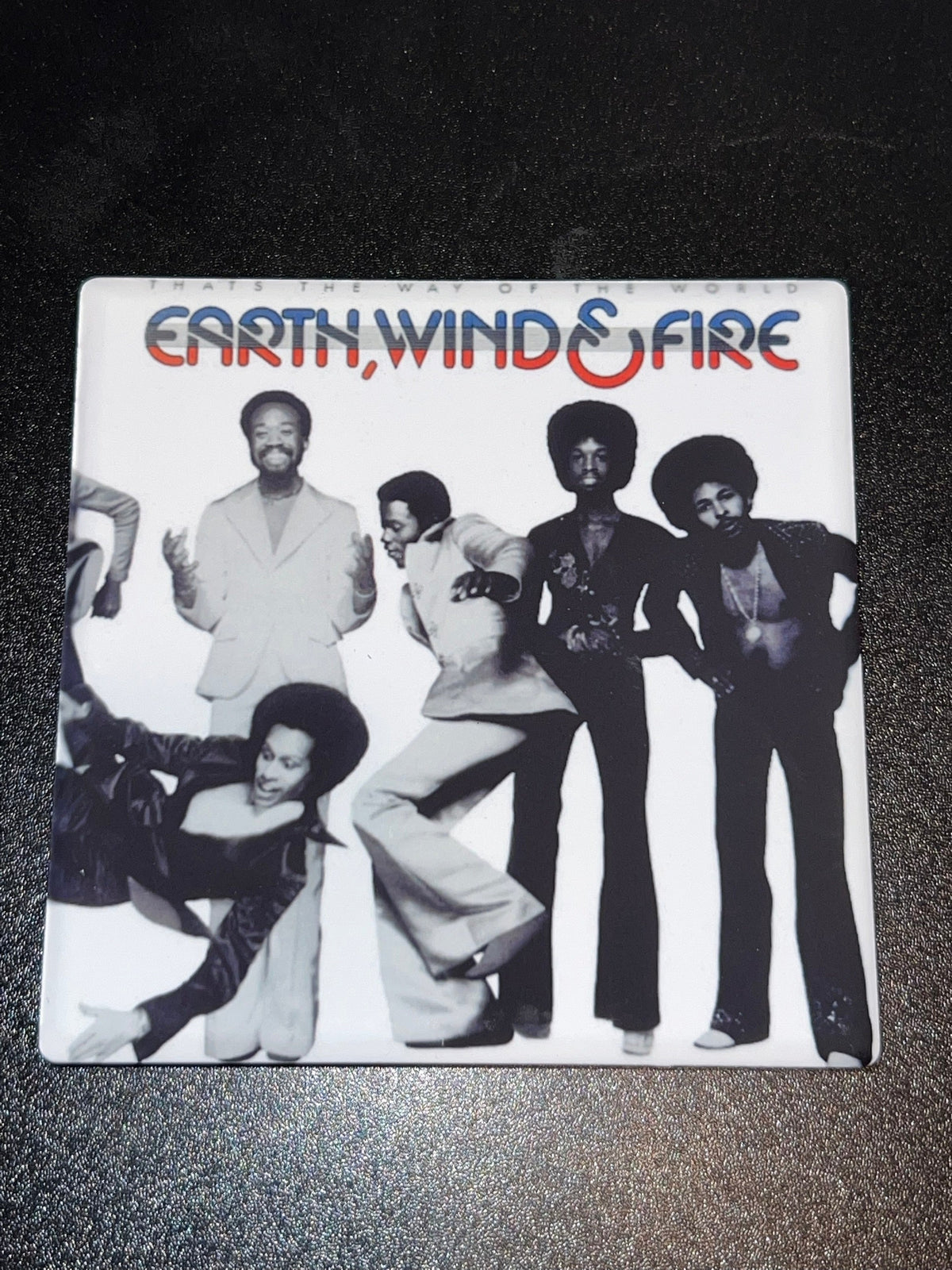 Earth, Wind & Fire That's the Way of the World Vinyl Cover Coaster