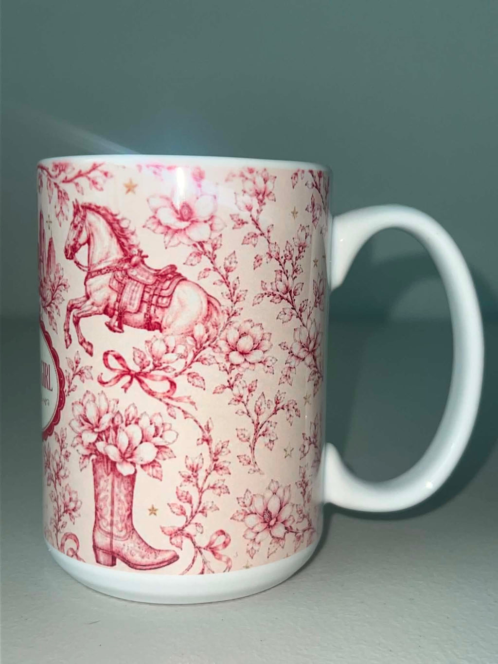 Houston Girl Toile Mug