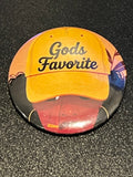 God's Favorite Cap Button